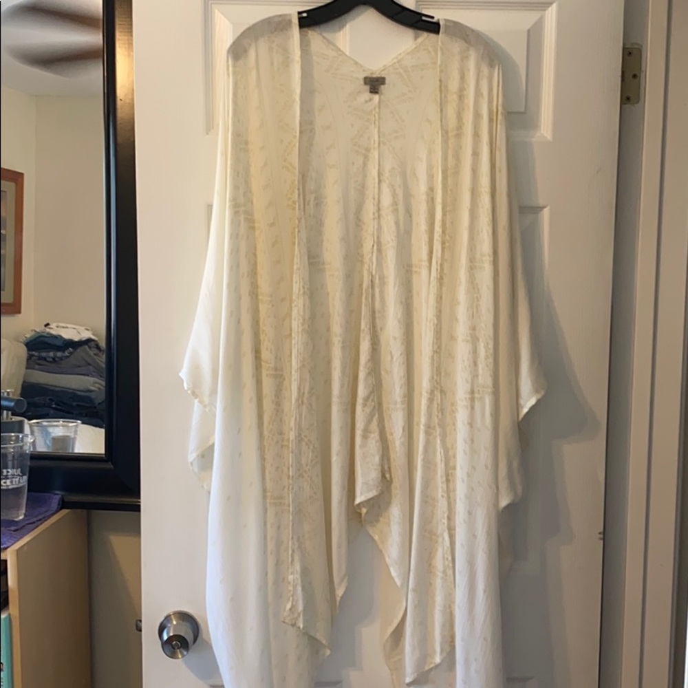 Urban Outfitters Ecoté Cream Print Kimono